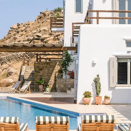 别墅 Olivia Mykonos 圣斯特凡诺斯